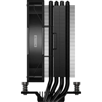  Кулер PcCooler RT400 Digital ARGB BK Black (230W, 4-pin PWM, LED temp., 152mm, Al/Cu, 4x6mm, 1x120mm, 73.32CFM, 34.9dBA, 2200RPM) 