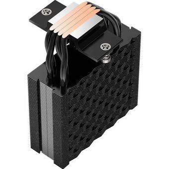  Кулер PcCooler RT400 Digital ARGB BK Black (230W, 4-pin PWM, LED temp., 152mm, Al/Cu, 4x6mm, 1x120mm, 73.32CFM, 34.9dBA, 2200RPM) 