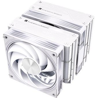  Кулер Thermalright Frost Tower 140 White LGA115X/1200/1700/1851/2011/2066/AM4/AM5 (Dual Tower, 120mm + 140mm PWM Fan, медное основание, 7 тепл. труб) 