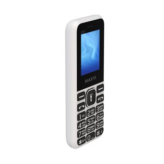  Мобильный телефон Maxvi C27i белый 