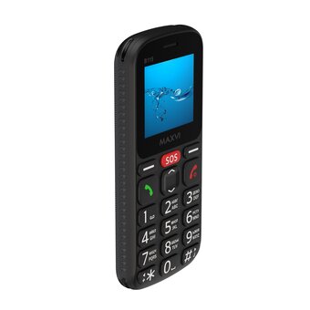  Мобильный телефон Maxvi B115 черный 