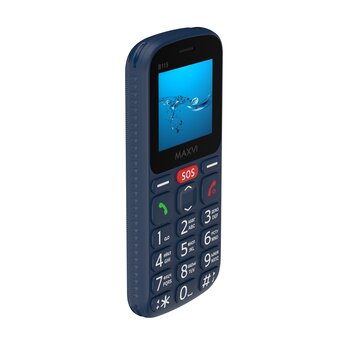  Мобильный телефон Maxvi B115 синий 