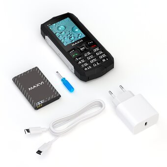  Мобильный телефон Maxvi R10 черный 