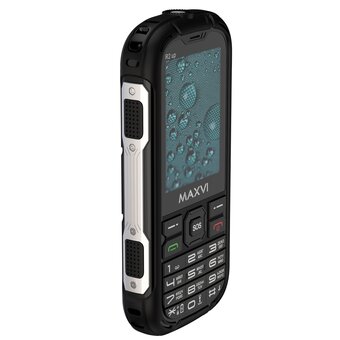  Мобильный телефон Maxvi R2 up черный 