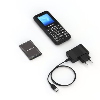  Мобильный телефон Maxvi C27i черный 