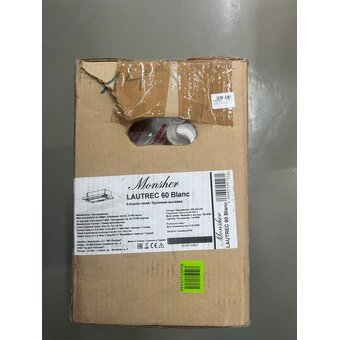  УЦ Вытяжка Monsher Lautrec 60 Blanc (плохая упаковка) 