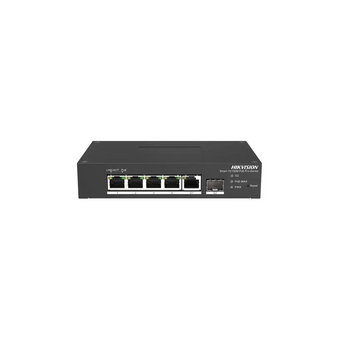  Коммутатор неуправляемый Hikvision DS-3T1306P-SI/HS 1SFP 3PoE 1PoE+ 1PoE++ 60W 