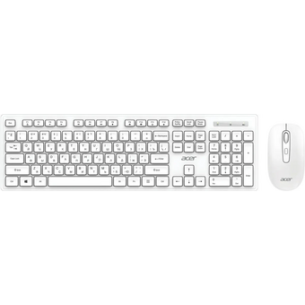  Комплект клавиатура и мышь Acer OCC503 (ZL.ACC11.00L) клав белый мышь белый 