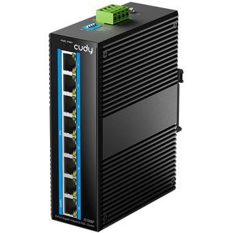  Промышленный коммутатор Cudy IG1008P 2.0 с 8 гигабитными портами PoE+ 