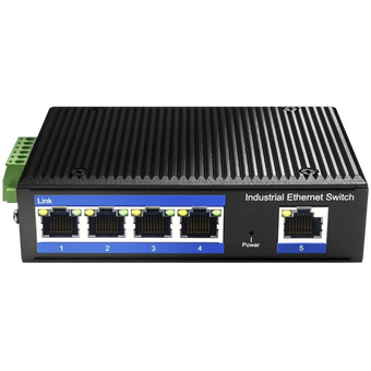  Промышленный коммутатор Cudy IG1005P 2.0 с 5  гигабитными портами 4 порта PoE+ 