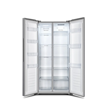  Холодильник Gorenje NRS81714SI серый металлик 