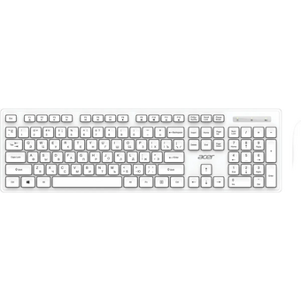 Комплект клавиатура и мышь Acer OCC503 (ZL.ACC11.00L) клав белый мышь белый 