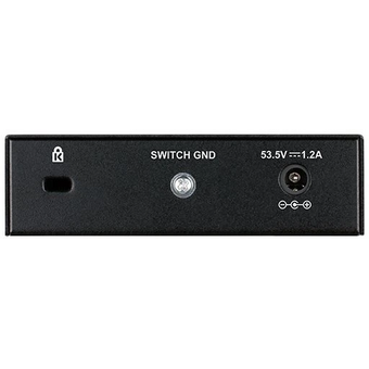  Неуправляемый коммутатор D-Link DGS-1005P/L ревизия A1 с 5 портами 10/100/1000Base-T 4 порта PoE 802.3af/at, PoE-бюджет 60Вт 