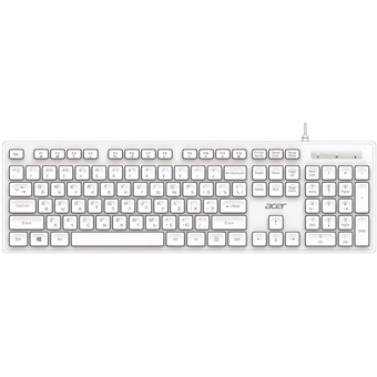  Комплект клавиатура и мышь Acer OCC504 (ZL.ACC11.00N) клав белый мышь белый 
