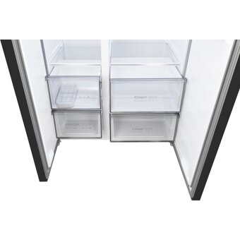  Холодильник Weissgauff WSBS 550 Built-in NoFrost Inverter Black 