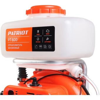  Опрыскиватель Patriot PT 600 оранжевый/белый (755302615) 