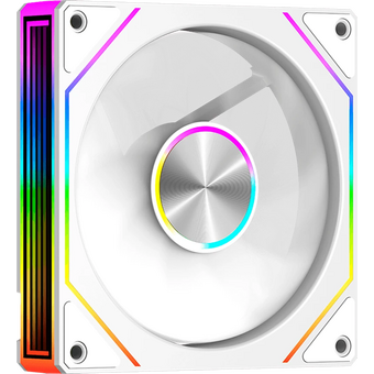  Кулер PcCooler FG120R ARGB WH Reverse (120x120x25mm, 4-pin PWM, 54CFM, 28.4dBA, 1800RPM, White) 