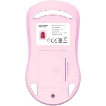  Мышь беспроводная Acer OMR501 (ZL.MCE11.017) фиолетовый 