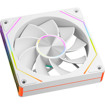  Кулер PcCooler FG120R ARGB WH Reverse (120x120x25mm, 4-pin PWM, 54CFM, 28.4dBA, 1800RPM, White) 