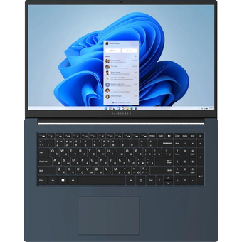  Ноутбук Maibenben M17A-R787UM (M17A-R787UM0F3RHU4EB0-Win11H) Ryzen 7 8745H 16Gb SSD512Gb AMD Radeon 17.3" IPS FHD (1920x1080) blue WiFi BT Cam 