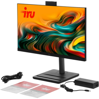  Моноблок IRU Tactio 24ID5-2195973 24.5" Full HD i5 12400 (2.5) 16Gb SSD512Gb UHDG 730 без ОС GbitEth WiFi BT 120W Cam черный 1920x1080 (RUS) 