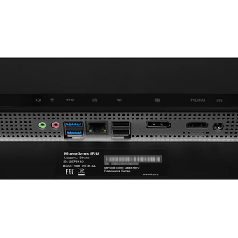  Моноблок IRU Strato-2162577-Win11Pro 31.5" QHD i5 13420H (2.1) 16Gb SSD1Tb UHDG 64 GbitEth WiFi BT 90W Cam черный 2560x1440 