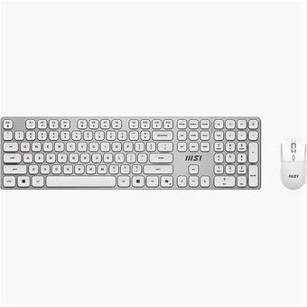  Комплект клавиатура и мышь MSI Forge K210 W RU Combo (S11-43RU310-Y92) White 