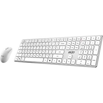  Комплект клавиатура и мышь MSI Forge K210 W RU Combo (S11-43RU310-Y92) White 