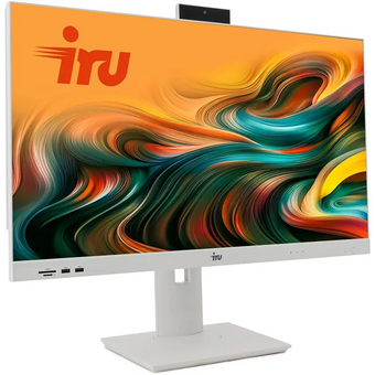  Моноблок IRU Strato 27IW (2180797-Win11P) 27" QHD i5 1235U (1.3) 16Gb SSD512Gb UHDG CR GbitEth WiFi BT 65W Cam белый 2560x1440 RUS 
