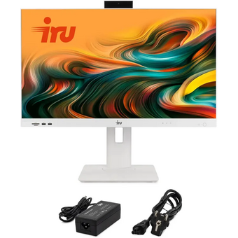  Моноблок IRU Strato 27IW (2180797-Win11P) 27" QHD i5 1235U (1.3) 16Gb SSD512Gb UHDG CR GbitEth WiFi BT 65W Cam белый 2560x1440 RUS 