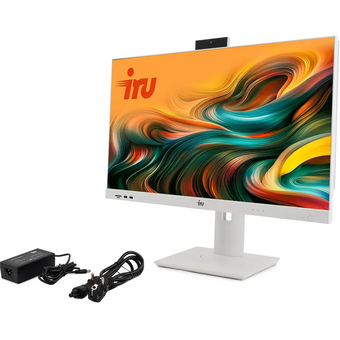  Моноблок IRU Strato 27IW (2180797-Win11P) 27" QHD i5 1235U (1.3) 16Gb SSD512Gb UHDG CR GbitEth WiFi BT 65W Cam белый 2560x1440 RUS 