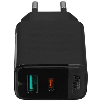  СЗУ ACEFAST A98 PD30W Gan USB-C+USB-A Charger EU Black 