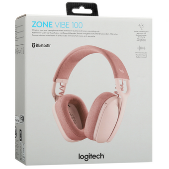  Гарнитура Logitech Zone Vibe 100 (981-001224) Bluetooth Headset Rose 