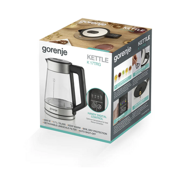  Электрочайник Gorenje K17TRG белый 