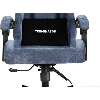  Кресло игровое Knight Terminator Light-27 синий крестов. металл 