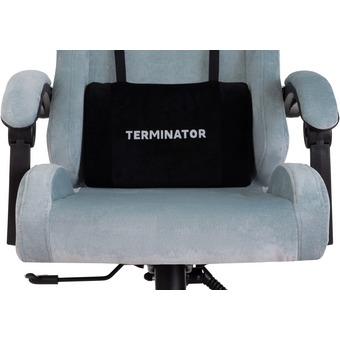  Кресло игровое Knight Terminator Light-28 серо-голубой крестов. металл 