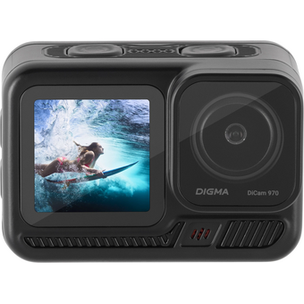  Экшн-камера Digma DiCam DC970 Combo 1xCMOS 12Mpix черный 