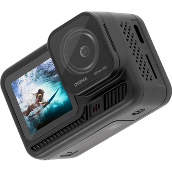  Экшн-камера Digma DiCam DC970 Combo 1xCMOS 12Mpix черный 