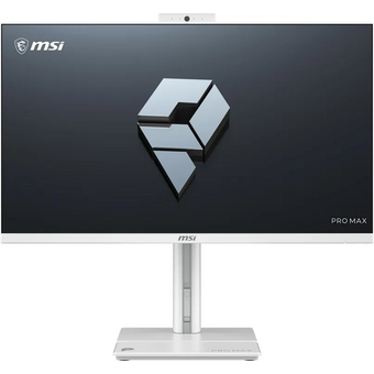  Моноблок MSI Pro MAX 27P Z 8MG-008 (9S6-A0122S-008) Full HD Ryzen 5 220 (3.2) 16Gb SSD512Gb RGr без ОС WiFi BT клавиатура мышь Cam белый 1920x1080 