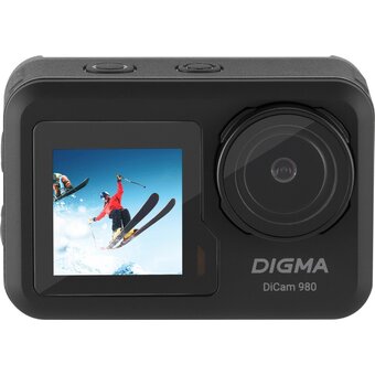  Экшн-камера Digma DiCam DC980 Combo 1xCMOS 12Mpix черный 
