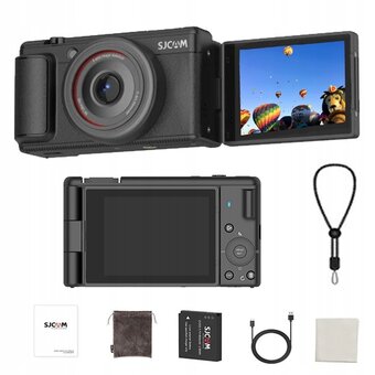  Экшн-камера SJCAM ZV200 черный 
