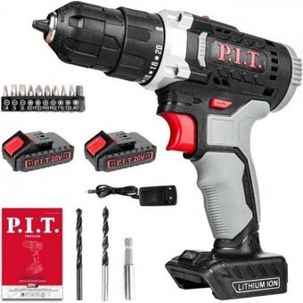  Набор электроинструментов P.I.T. PSR18-D5 + PWS125-C6 