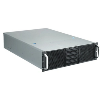  Корпус YCC YRM-36514A0, 3U, E-ATX, w/o PSU, int. 10x3,5" + 4x3,5"/2,5" HDD bays, 2x120mm front fans 