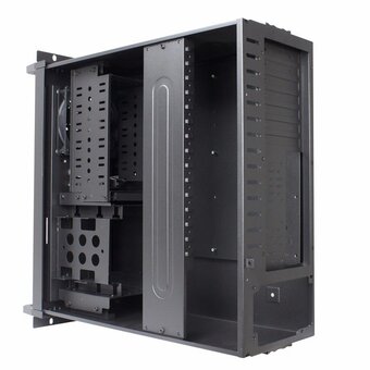  Корпус Foxline FL-4U-835, 4U Rack, ATX, M-ATX, ITX, w/o psu, (support 1x2,5" int, 8x3,5" 2xUSB 2.0,1x120mm fan) 