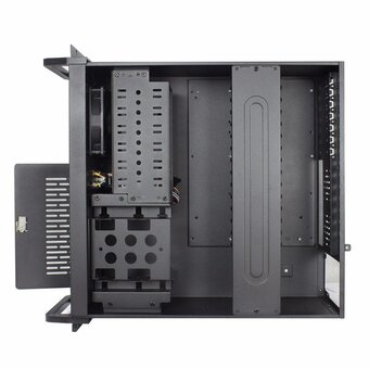  Корпус Foxline FL-4U-835, 4U Rack, ATX, M-ATX, ITX, w/o psu, (support 1x2,5" int, 8x3,5" 2xUSB 2.0,1x120mm fan) 
