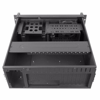  Корпус Foxline FL-4U-835, 4U Rack, ATX, M-ATX, ITX, w/o psu, (support 1x2,5" int, 8x3,5" 2xUSB 2.0,1x120mm fan) 