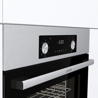  Духовой шкаф Gorenje BO6635E01X черный 