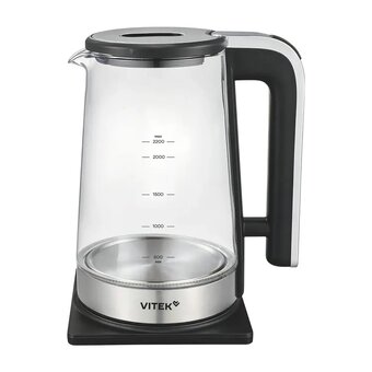  Электрочайник Vitek VT-WK1073 черный/серебристый 