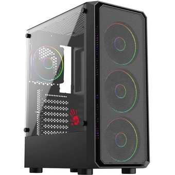  Корпус Bloody CC-126 черный без БП ATX 8x120mm 2xUSB2.0 1xUSB3.0 audio bott PSU 