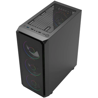  Корпус Bloody CC-126 черный без БП ATX 8x120mm 2xUSB2.0 1xUSB3.0 audio bott PSU 